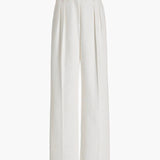 White high waist pant (TROUSER) | womens trouser