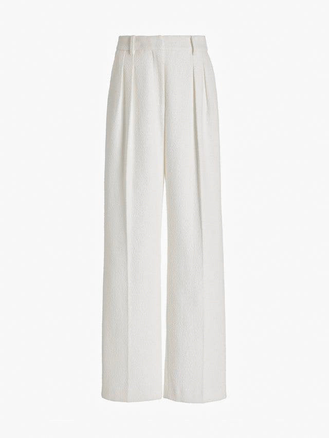 White high waist pant (TROUSER) | womens trouser
