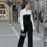 white design corset | full outfit