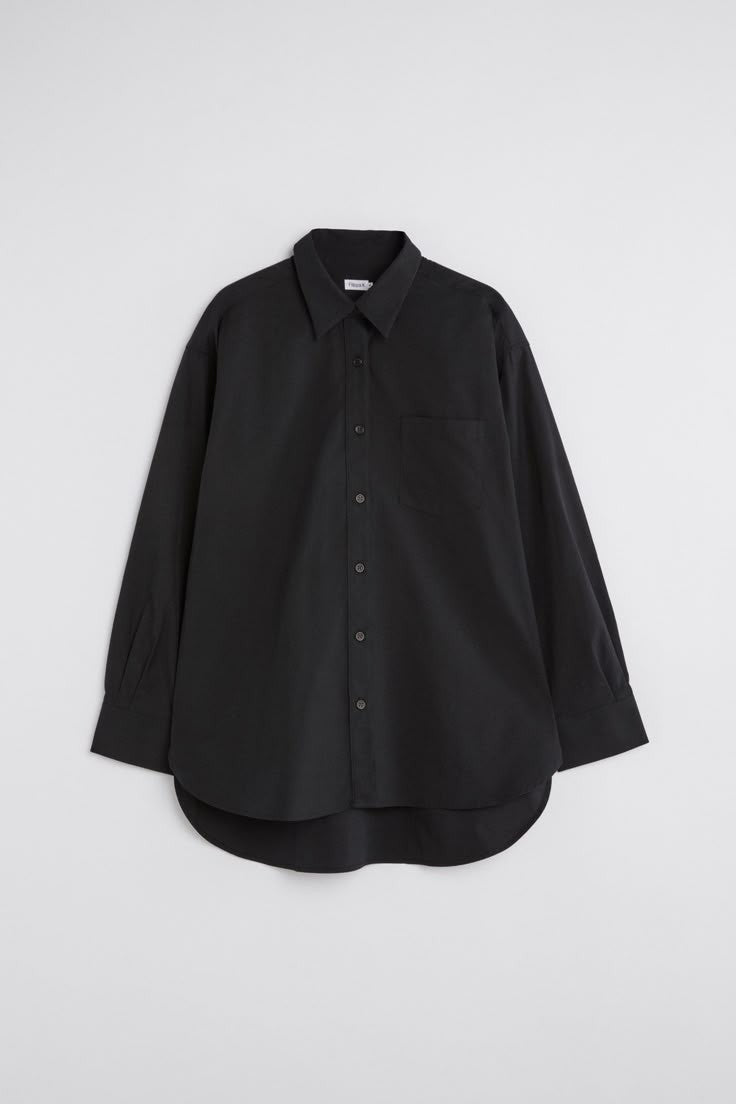 Black striped shirt | Vintage shirt | womens
