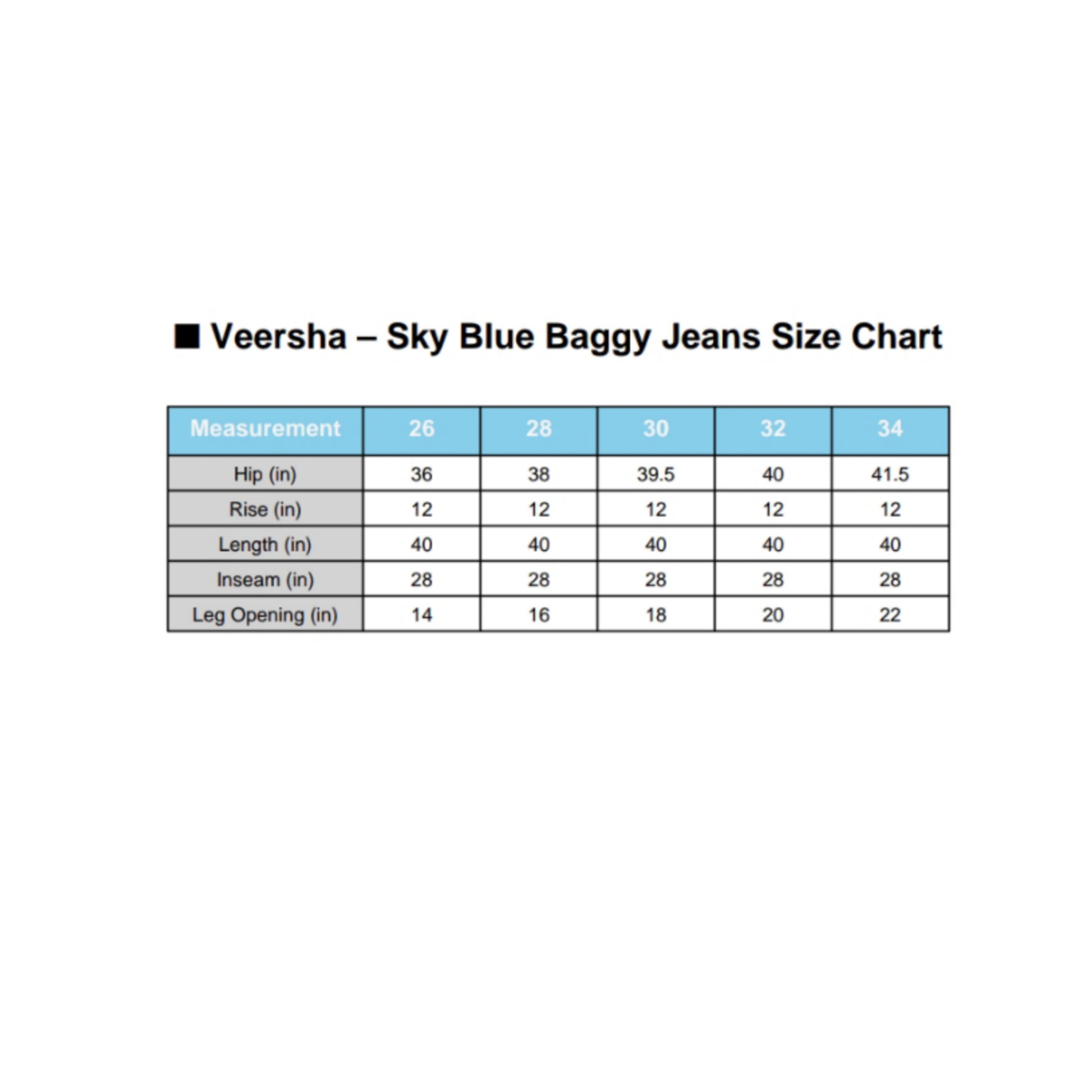 A Baggy jeans | Blue top (Full set )