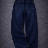 Classic Waistcoat Shirt & Wide-Leg Denim Co-Ord Set | Black