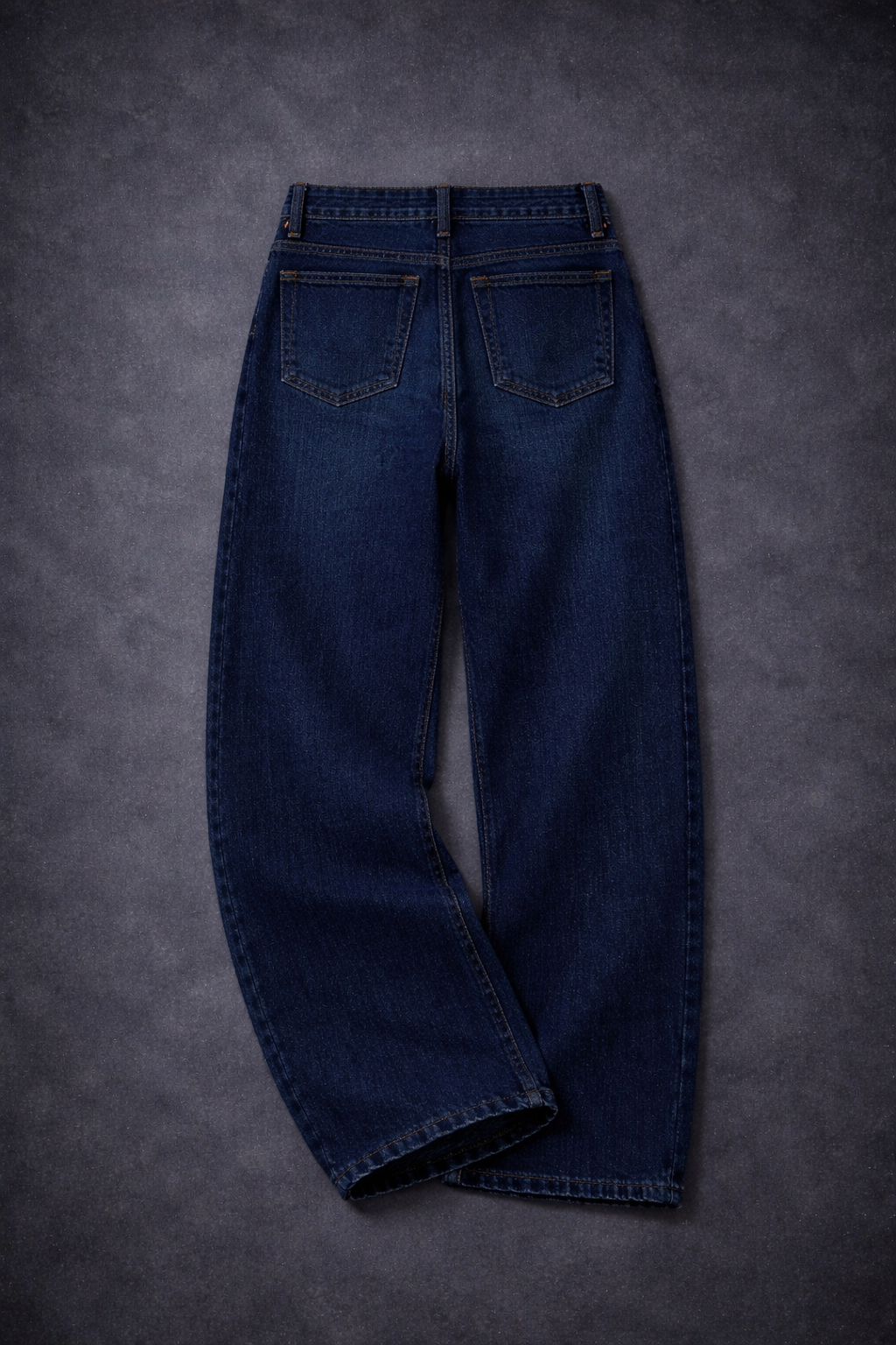 Blue high waist white shade baggy jeans | womens