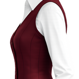 Wine Waistcoat Formal Set | full outfit