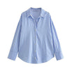 Blue striped shirt | Vintage shirt | womens