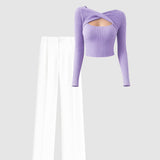 Lavender Cross style Top – Choose Your Bottom Style