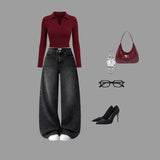 Burgundy Street Luxe Set