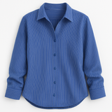 Blue acid wash jeans | dark blue striped shirt ( full set )