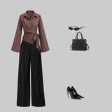 Veersha Timeless Stripe Coord Outfit