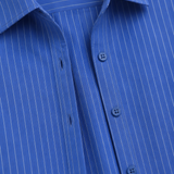 Blue Stripe Layered Casual Set