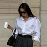 white claasic shirt | Vintage shirt | womens