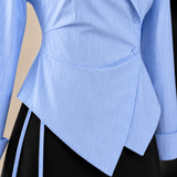 Timeless Wrap Stripe Shirt