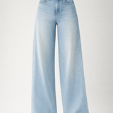 Sky blue wishker jeans | Womens