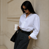 white claasic shirt | Vintage shirt | womens