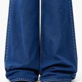 Women's Ombre Wash Baggy Wide Leg Jeans