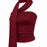 Strapless Scarf Co-Ord Set