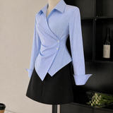 Timeless Wrap Stripe Shirt