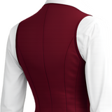 Wine Waistcoat Formal Set | full outfit