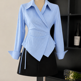 Timeless Wrap Stripe Shirt