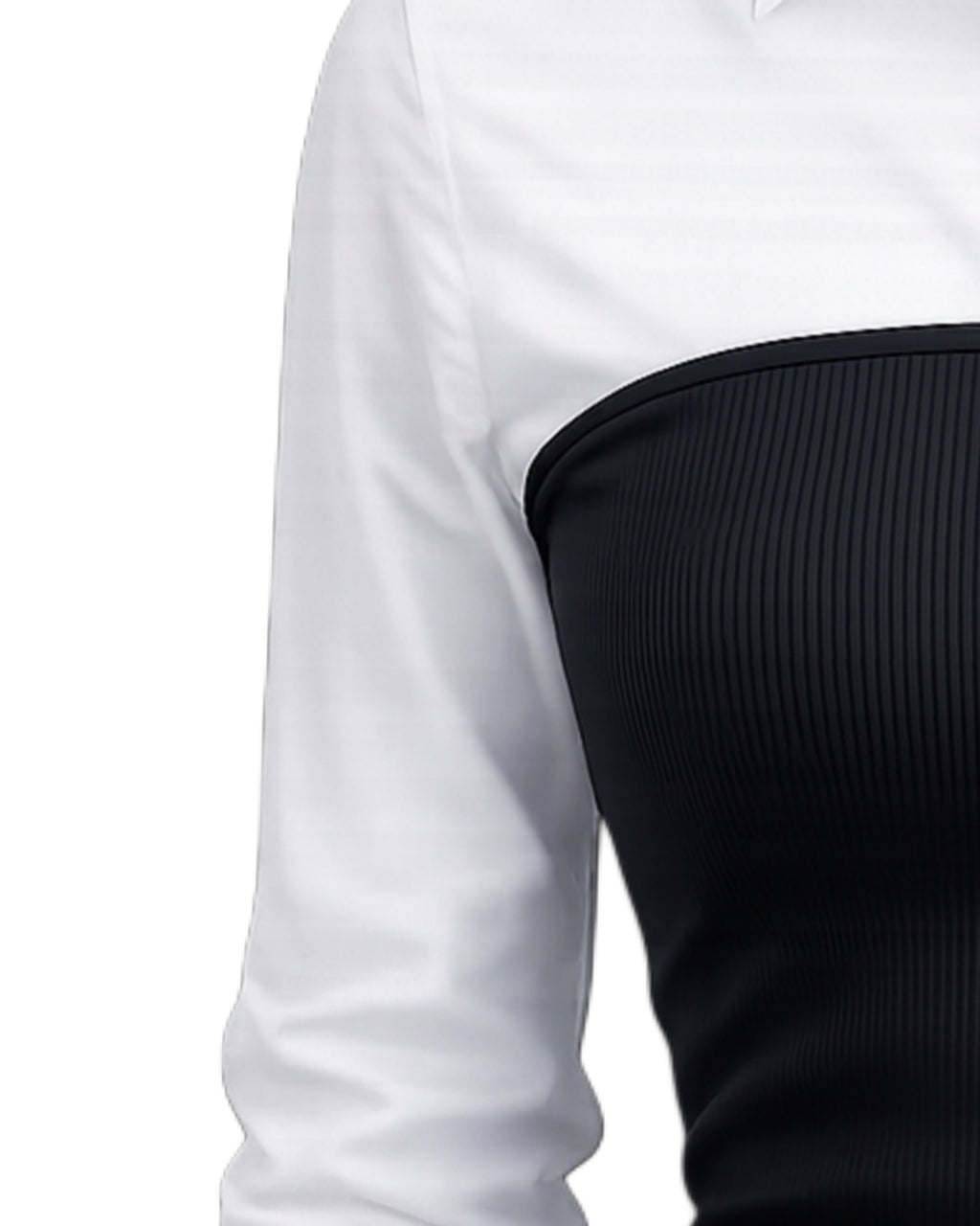 white black corset | full outfit