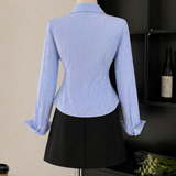 Timeless Wrap Stripe Shirt