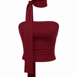 Strapless Scarf Co-Ord Set