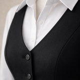 Black Waistcoat Formal Set | full outfit