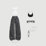 Ash Black Denim Co-ord