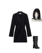 Old Money Power Blazer Dress