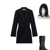 Old Money Power Blazer Dress