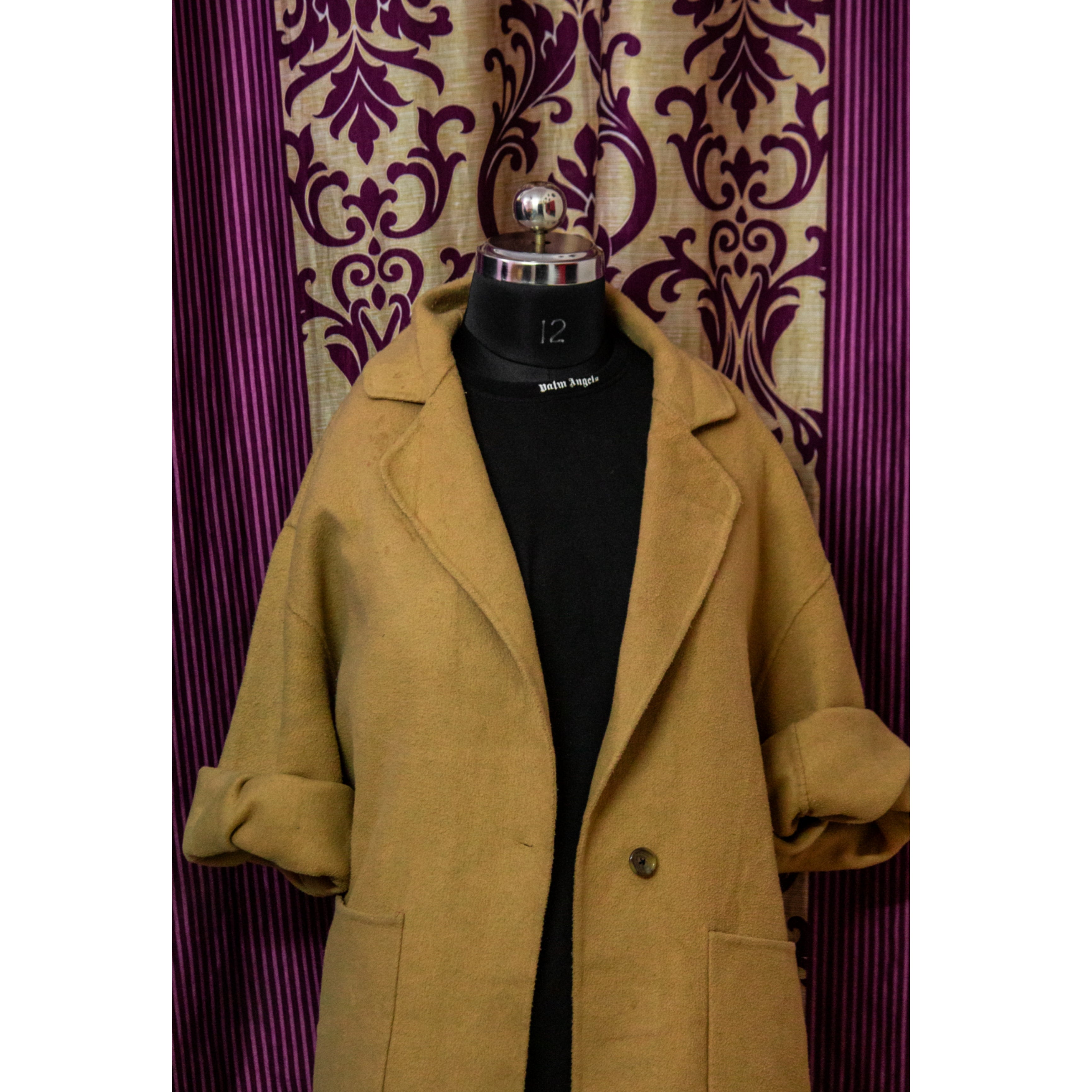 Woolen Long Coat Beidge | Womens | VEERSHA